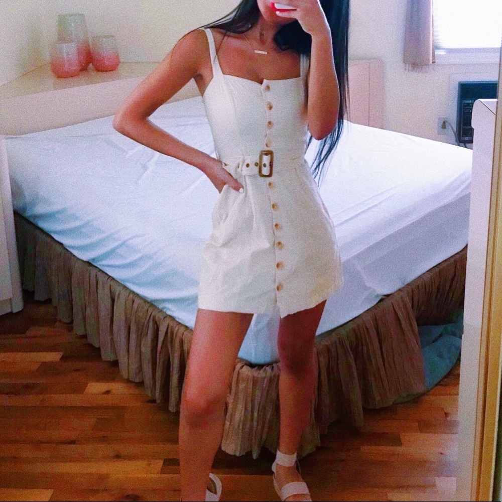 Cream Summer Dress